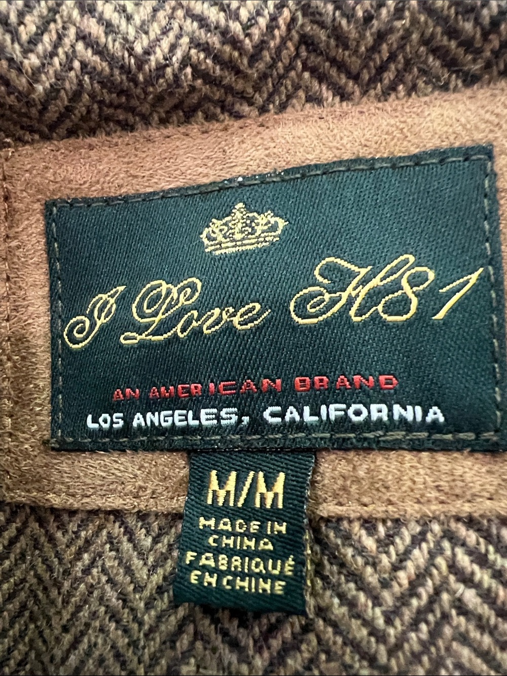 Tailored Brown Herringbone Women's Blazer Jacket - Picture 7 of 8
